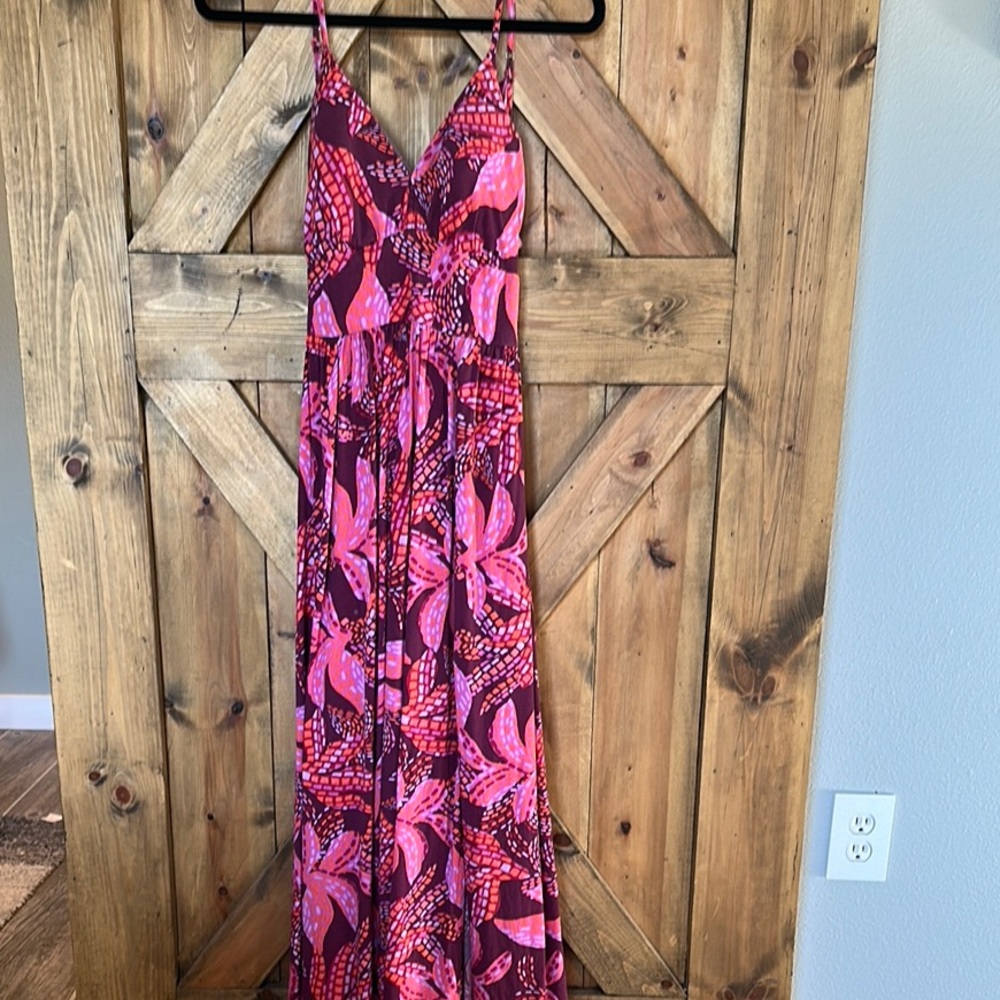 Vibrant Pink Maxi Dress